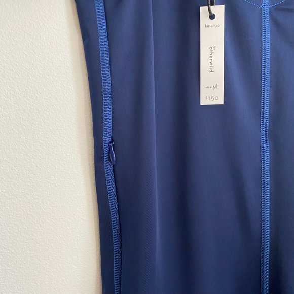 NWT Hirsuit Reversible One-Piece Retro Swim Navy/Cobalt, by Otherwild - Picture 5 of 15